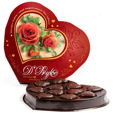 Наборы шоколадных конфет «Сердечки»